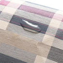 Portable Waterproof Print PU Cosmetic Bag Travel Toiletry Wash Bag (Lattice