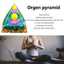 Crystal Orgonite Pyramid Healing Energy Reiki Chakra Home Office Decor (G)