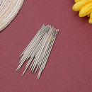 Stainless Steel Mending Craft Hand Sewing Needle Sew Pins Kit Large Eye Needles