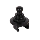 4pcs Bass Electric Guitar Strap Lock Button Anti-Brief Belt Nails (Black)