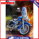 N/A 5D DIY Full Drill Diamond Painting Motorcycle Cross Stitch Embroidery Kit