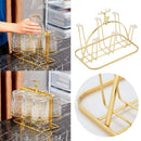 Rack Metal 6 Hook Coffee Cups Stand Mug Rack Mug Cup Holder Storage Rack Holder