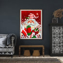 Paint By Numbers Kit DIY Gift Santa Claus Colouring Oil Art Picture Craft