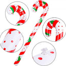 Inflatable Candy Canes Striped / Printed PVC Cane Walking Stick Blow Up Crutc