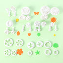 Plastic Flower Fondant Baking Mould Cookies Mold Cake Icing Plunger Decor Too