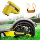 Scooter MTB Bicycle Disc Brake Lock with Lock Frame for M365 (Lock+Rope) Newly