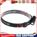 LED Headlamp USB Charging Interface Head Torch Outdoors Fishing Flashlight