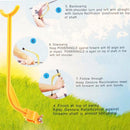 JUNERAIN Junierain Beginner's Golf Swing Trainer Exercise Guide, Alignment