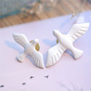 Jewelry Symbolises Peace Dove Pins Metal Lapel Pin Badge White Dove Brooch