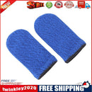 2x Breathable Game Controller Finger Cover Sweat Proof Thumb Sleeve (B)
