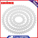 4pcs Metal Cutting Dies Stencil for DIY Scrapbooking Photo (Elliptical Star-2524)
