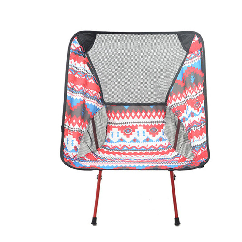 Ultralight Camping Chair Folding Outdoor Hiking BBQ Picnic Seat (White)