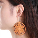 Wooden Wood Earrings Bohemian African Pendant Dangle Earrings Earring Making