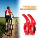 1 Pair Nylon Bike Handleable Grips Rest Handle Bar End for MTB Bicycle Cycling