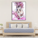 Painting By Numbers Kit DIY Flower Horse Canvas Oil Art Picture Home Decor