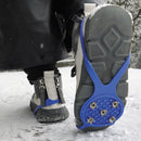 5 Teeth Spikes Crampons, Hiking Mountaineering Anti Slip Ice Snow Grips Crampons