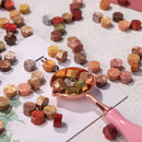 100pcs Octagon Sealing Wax Beads Seal Stamp Wax Tablet Pill (Deep Purple) Newly