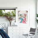 Leisurely Noblewoman Oil Canvas Picture DIY Hand Painted Paint By Numbers Kit