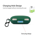 Wireless Earphone Box Cover with Hook for Skullcandy Push Active (Green) Newly