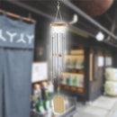 Metal Pendant Solid Wood Wind Chime Aluminum Tubes Hanging Decorations