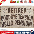 Retro Pension Letter Metal Plate Painting for Bar Pub Tin Plaques Wall Sign