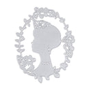 Metal DIY Wreath Woman Cutting Dies Stencils Scrapbook Card Making Craft