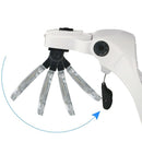 Jeweler Bright Magnifier Magnifying Glass LED Light Head Loupe With 5 Lens
