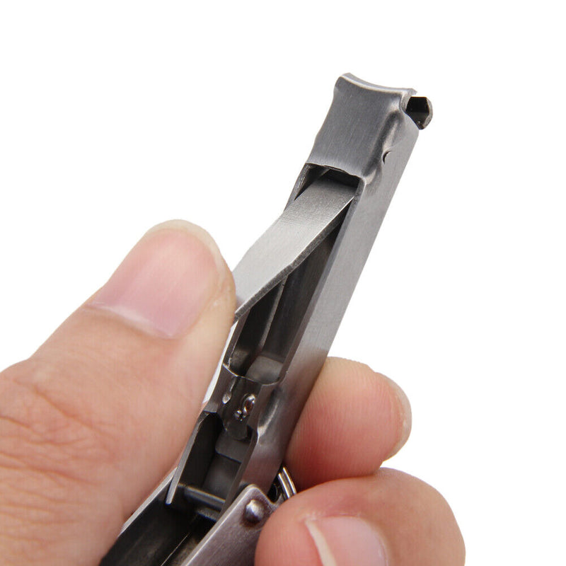 2 in 1 Bottle Opener EDC Foldable Hand Toe Nail Clippers Cutter Keychain
