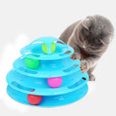 Cat Funny Cat Tower Puzzle Toys Turntable Amusement Ball Training Play Plate
