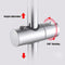 25mm Shower Head Holder Rail Slider Bracket Kit Tool Chrome Adjustable Bathroom: