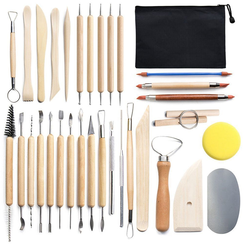 wood Sculpture Clay Tool Pottery Ceramic Tool Carving Cutter Needle Graver