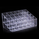 Clear Acrylic 24 Cosmetic Organizer Makeup Case Holder Display Stand Storag