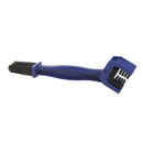 Blue Motorcycle Bicycle Cleaning Brush Chains Crankset Tooths Wheel Tool Cleaner
