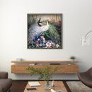 11CT DIY Peacock Cross Stitch Kits Full Embroidery Set Handicraft Needlework