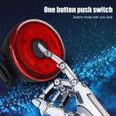 Waterproof USB LED Rear Tail Bike Light Bicycle Cycling Sports Lamp w/2 Battery