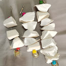 Bird Cuttlefish Bones Hanging Bell Parakeet Cockatiel Molars Calcium Supplements