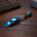 Aluminium Alloy Quick Release Bike Seat Post Clamp Seatpost Skewer blue Newly
