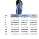 Long Sleeves Tops Women Loose V-neck Long T-shirt Solid Color Pocket Blouses