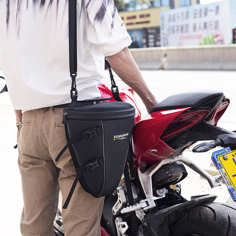 Multifunctional Motorcycle Tail Bag Large Capacity for Electric Motor Car Bike