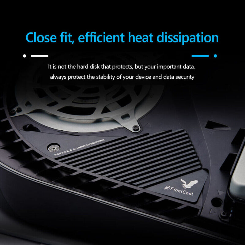 FinalCool Passive Cooler M.2 NVMe 2280 Solid State Drive SSD Heatsink for PS5