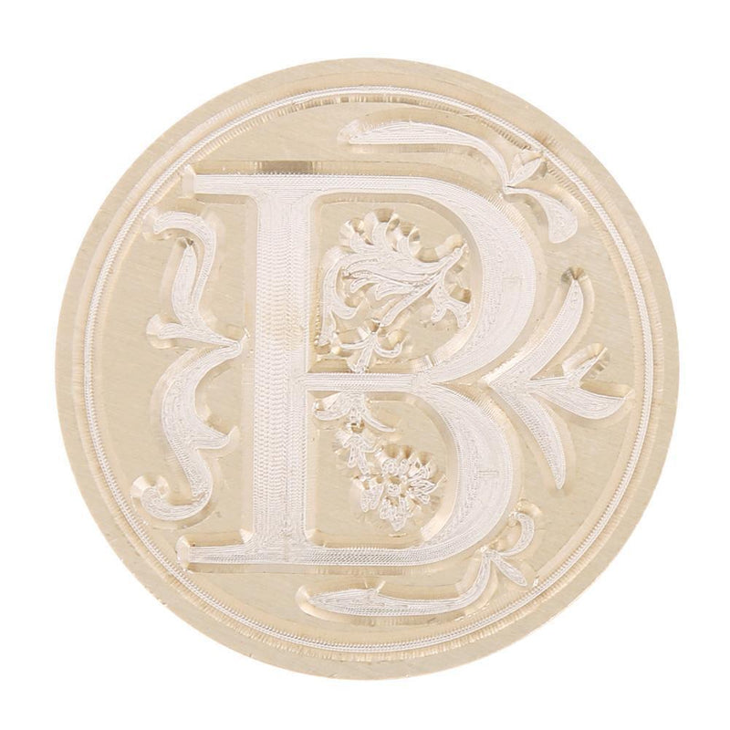 Ancient English Alphabet Letter Metal Seal Wax Stamps Sticks Candles Set (B