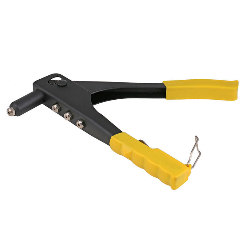 Anti-slip Handle Rivet Gun Manual Riveting Drill Woodworking Repair Tool Newly