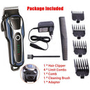 Set Professional Hair Clippers Trimmer Shaver Electric Hair Trimmer for Man