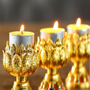 Seat Craft Decoration Lotus Lamp holder Incense Burner Light stand Candlestick