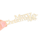 Wood DIY Crafts Wooden Slice Xmas Decoration Merry Christmas Wood Pieces