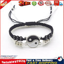 Chinese Style Tai Chi Bracelet Alloy Braided Lover Bracelets (Black+White) Newly