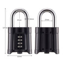 Combination Padlock Code Lock 4-digit Number Password Lock Zinc Alloy