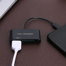 USB 3.1 USB-C Type C to USB 2.0 Hub TF Memory Card Reader OTG Adapter for P