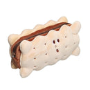 Capacity Biscuit Shape Student Supplies Stationery Bag Pencil Case Pen Storage