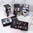 Creative DIY Up Cubes Card Explosion Burst Bouncing For Birthday Black L6C0 R6T7